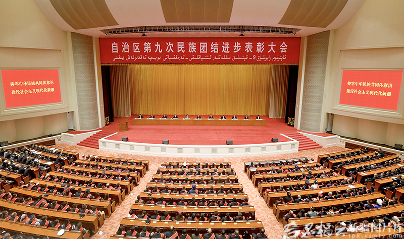 自治区第九次民族团结进步表彰大会举行