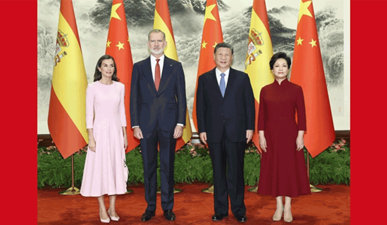 习近平会见西班牙国王费利佩六世
